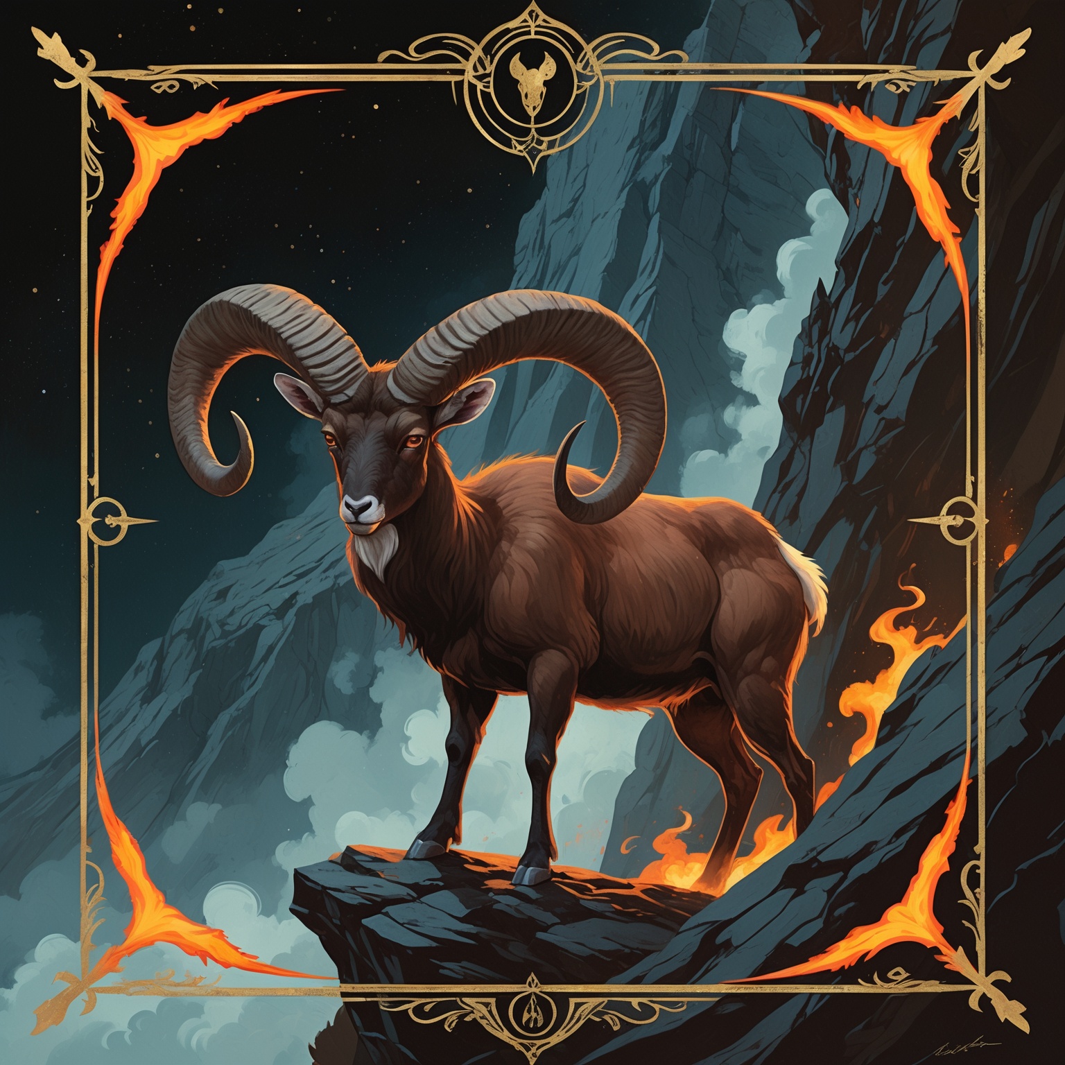 Walia of the Carved Silence, the Walia Ibex, spirit animal of the Aries ISTJ