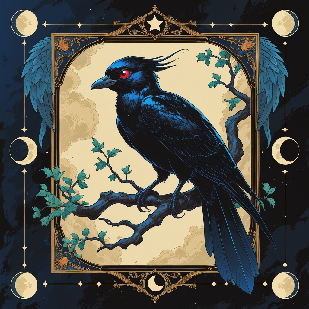 Drongo of the Silent Mirror, the Fork-tailed Drongo, spirit animal of the Gemini ISTJ