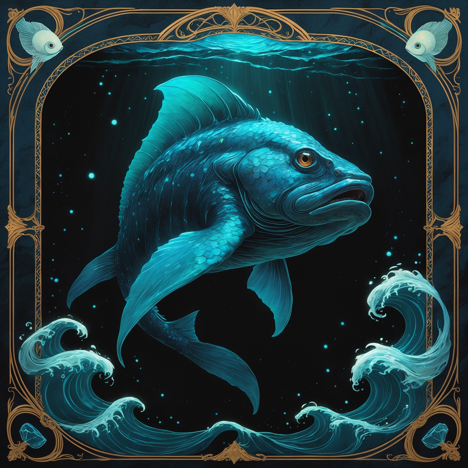 Coelacanth of the Ancient Dark, the Coelacanth, spirit animal of the Pisces ISTJ