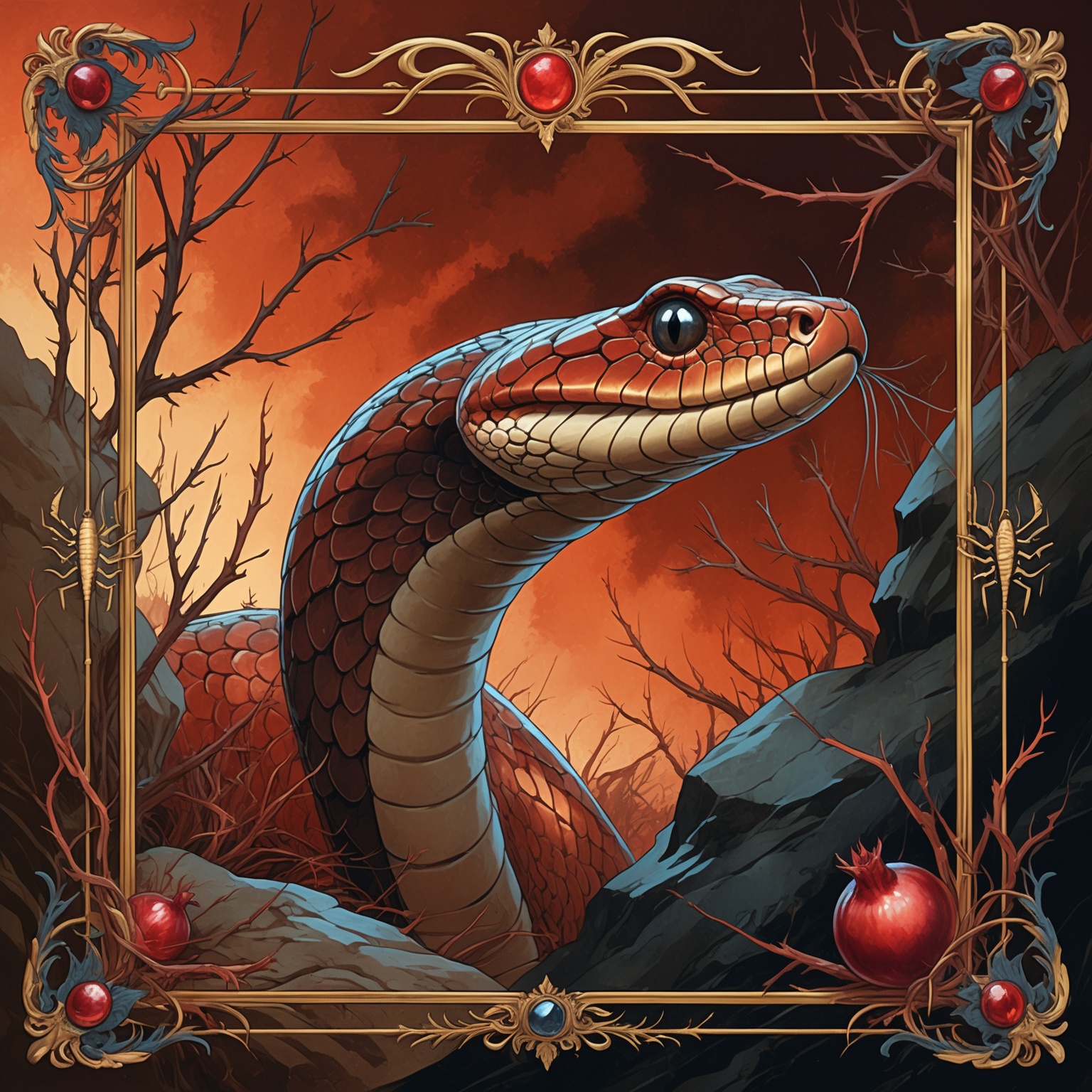 Inland Taipan of the Copper Silence, the Inland Taipan, spirit animal of the Scorpio ENFP