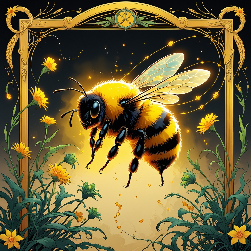 Bumblebee of the Verdant Circuit, the Bumblebee, spirit animal of the Virgo ENFP